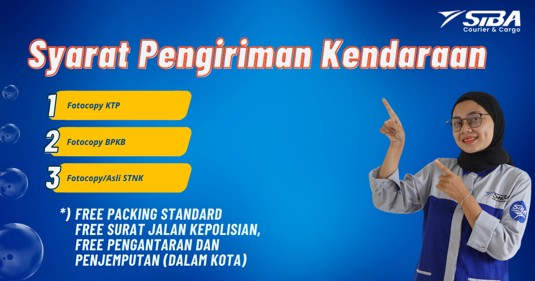 syarat kirim kendaraan