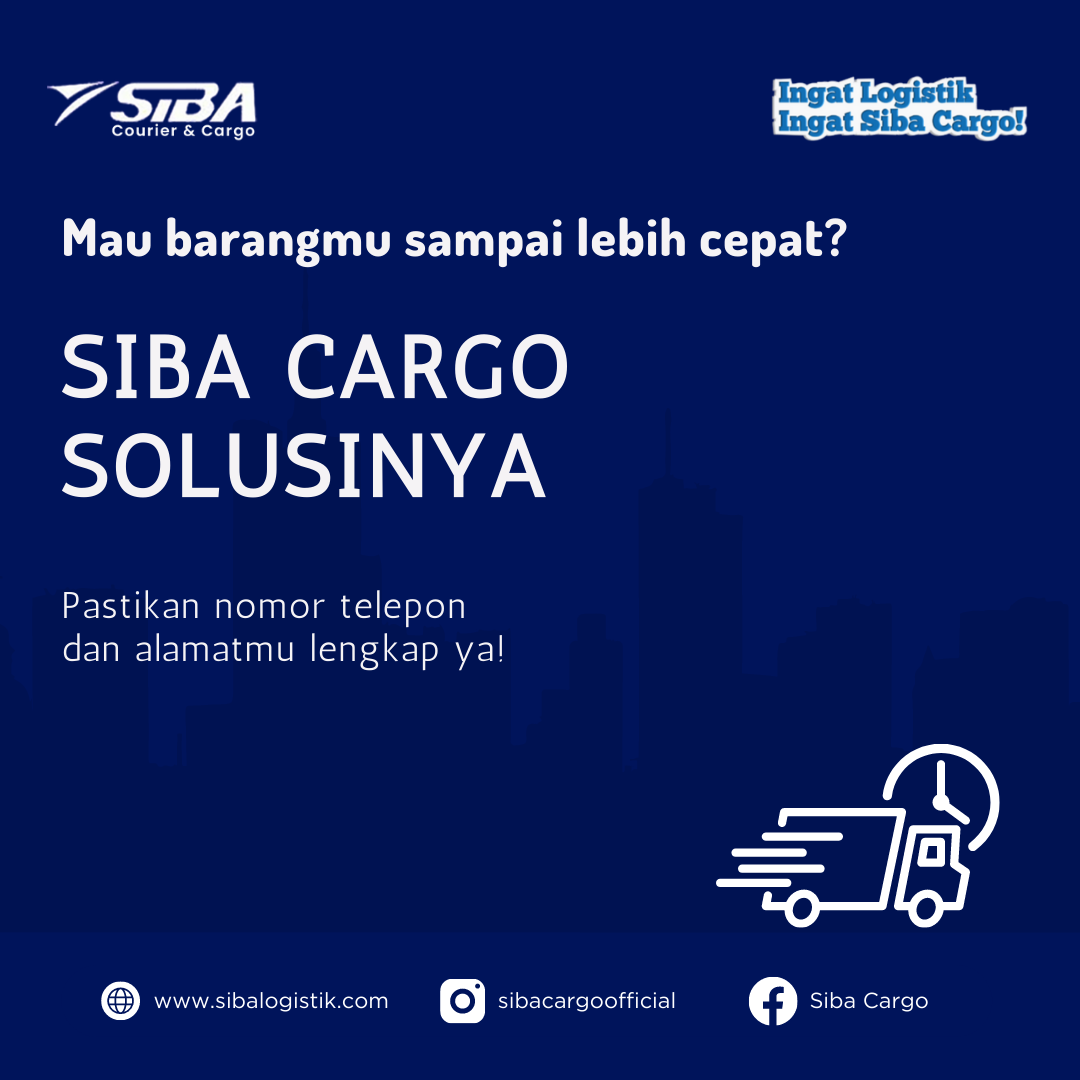 pengiriman barang cepat dengan siba cargo