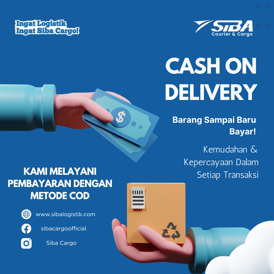 Bayar Biaya Transaksi Dengan COD Di Siba Cargo