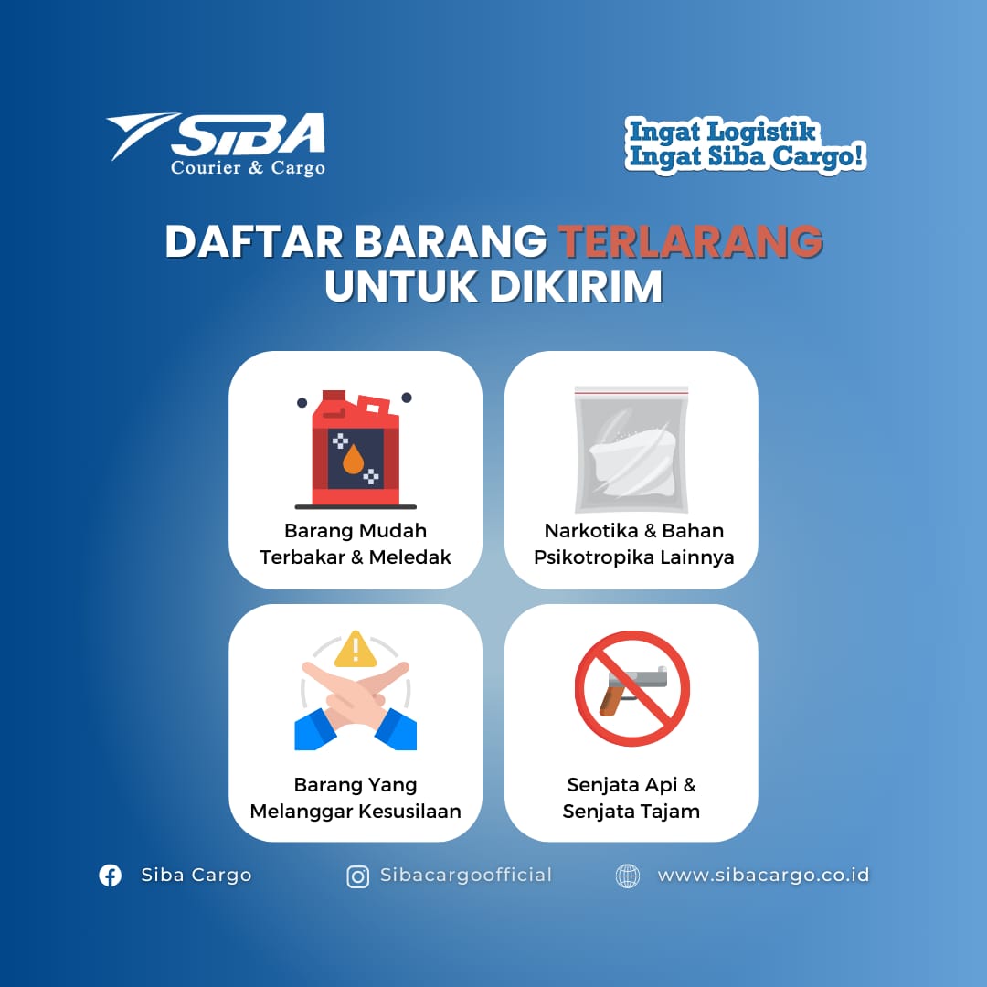 Daftar Barang Terlarang
