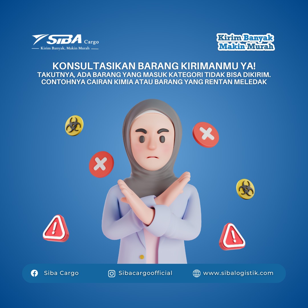 Konsultasikan barang kirimanmu