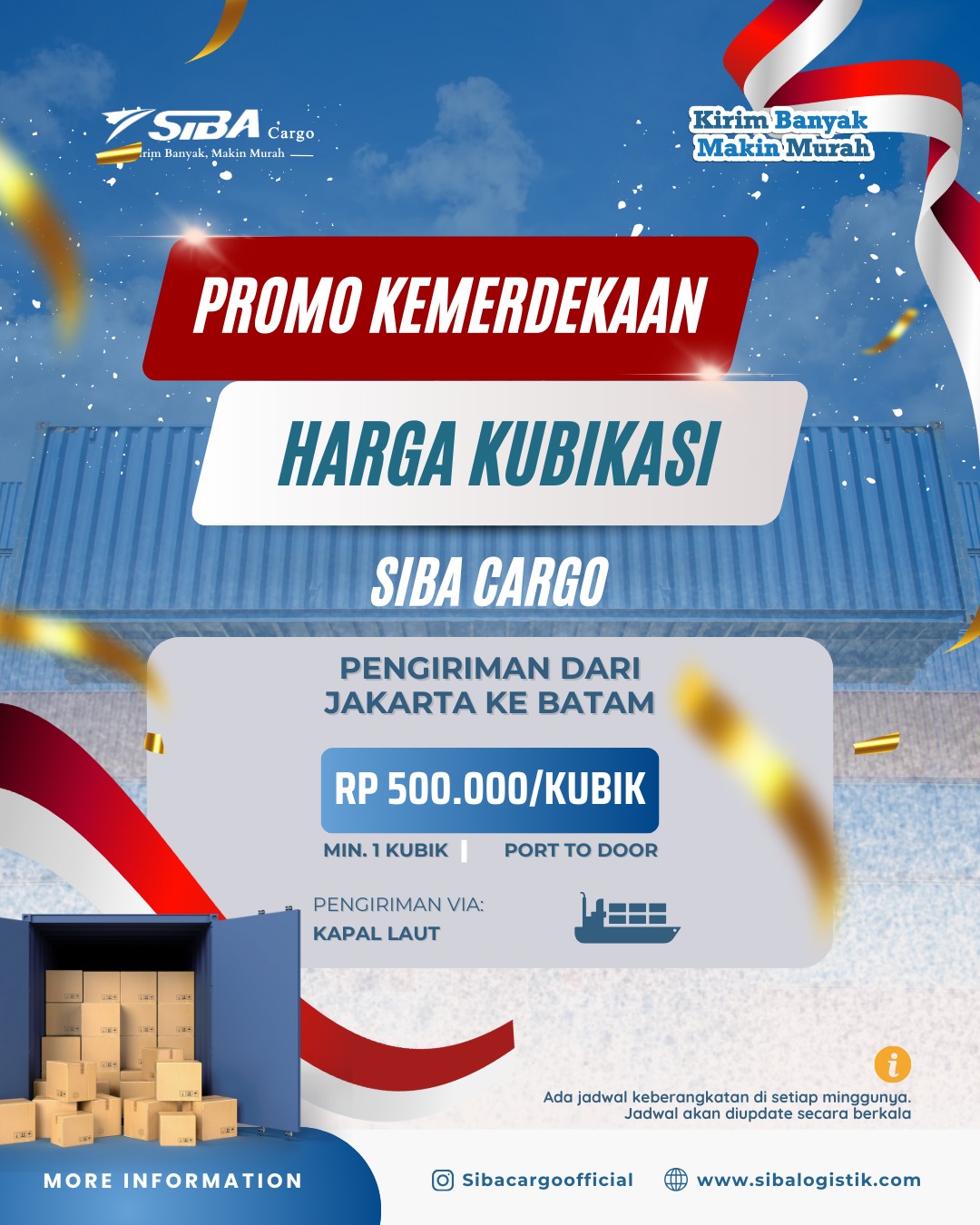 Promo Kemerdekaan Agustus Kubukasi dari Jakarta ke Batam