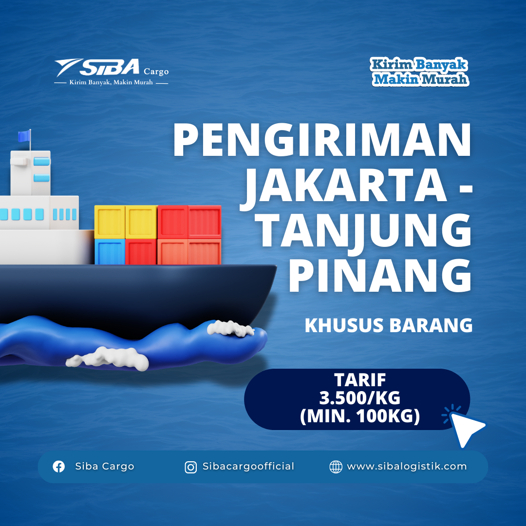 Cargo Jakarta Tanjung Pinang Murah 3.500kg