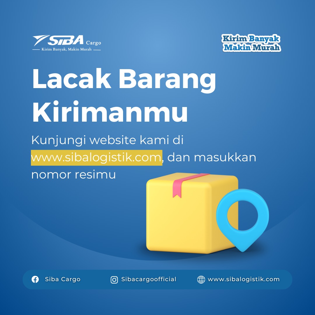 Lacak Barang Kiriman di Sibacargo