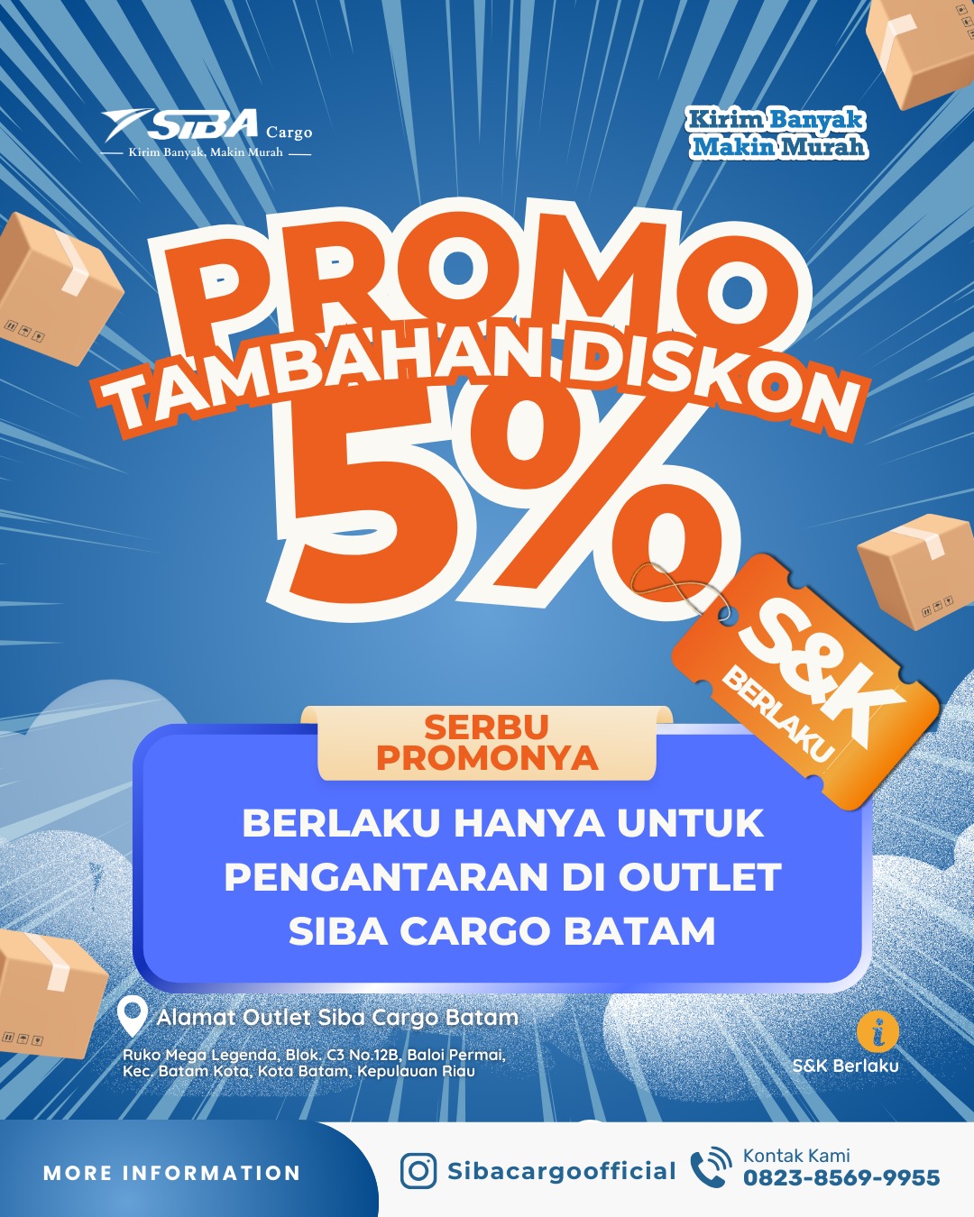 Ekspedisi Murah Batam Cargo dengan Promo Diskon