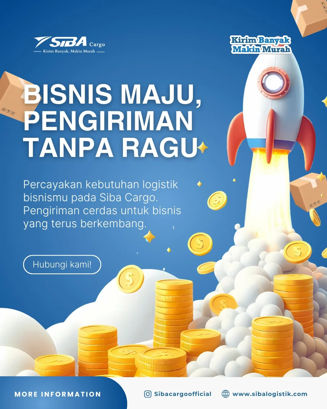 Kirim kebutuhan bisnis dengan Sibacargo
