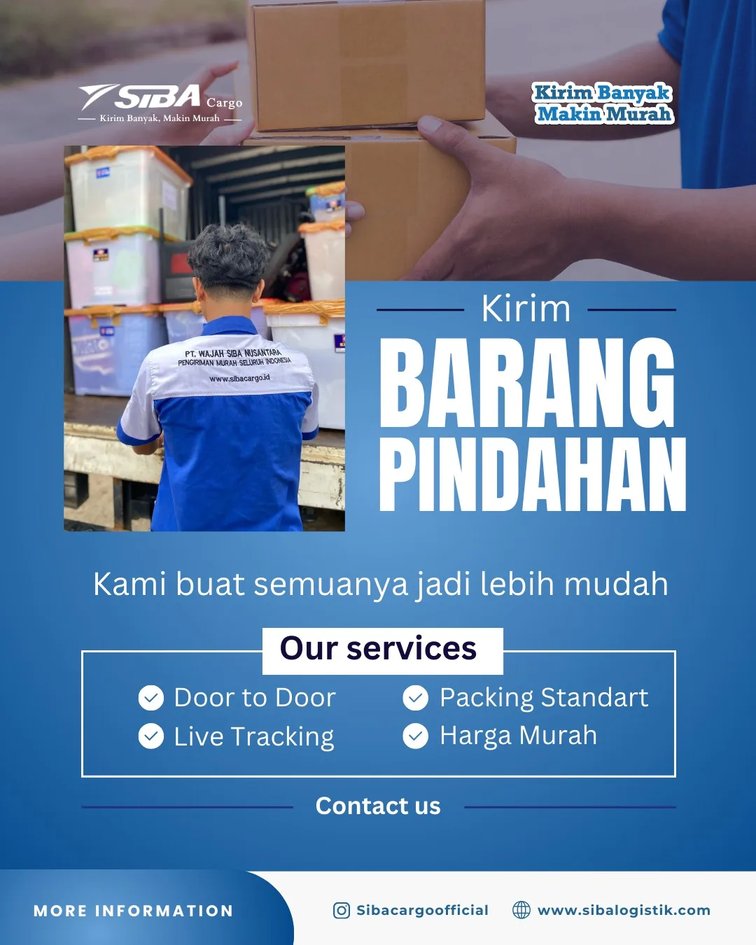 Layanan Kirim Barang Pindahan Sibacargo
