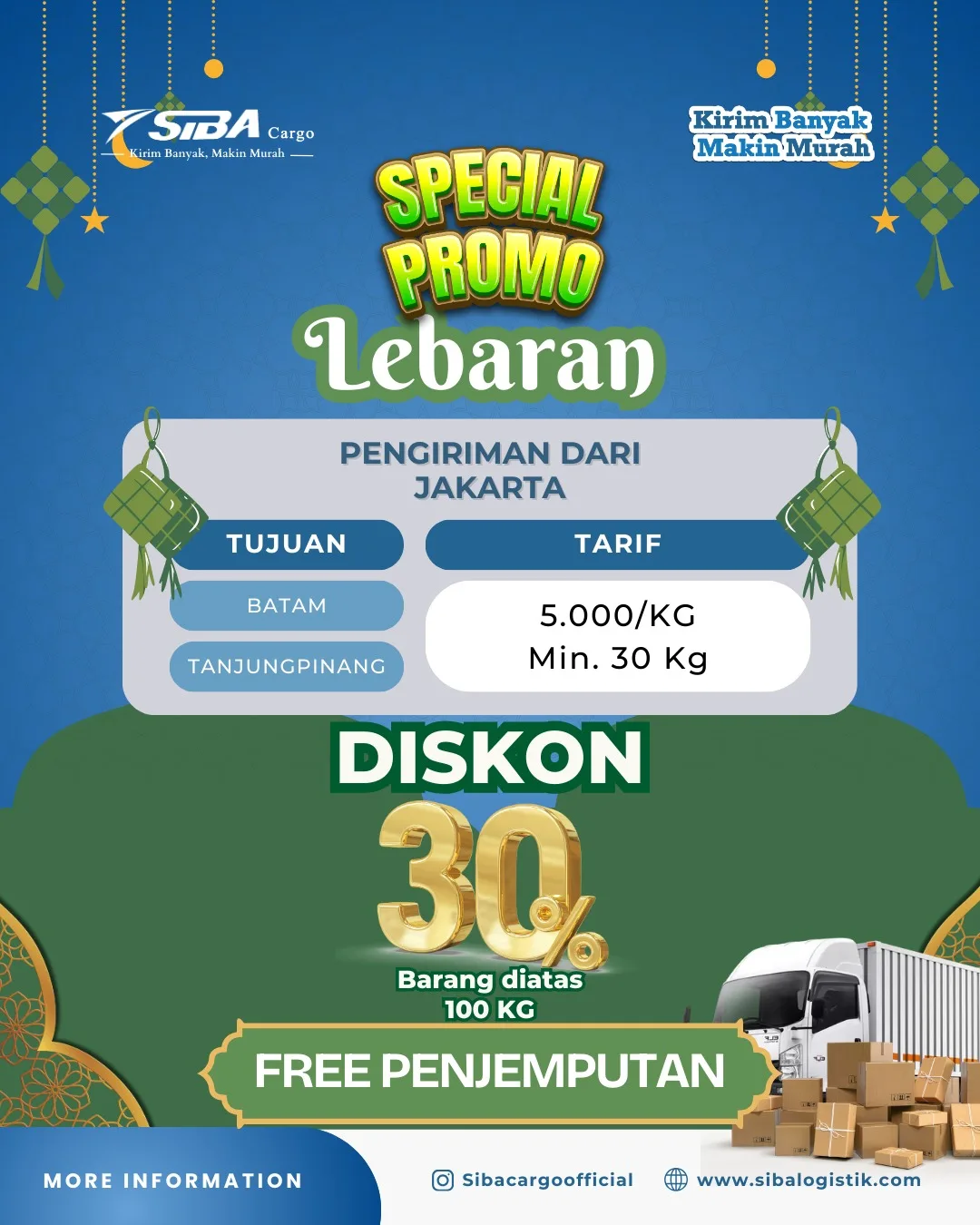 Promo Lebaran Pengiriman Dari Jakarta