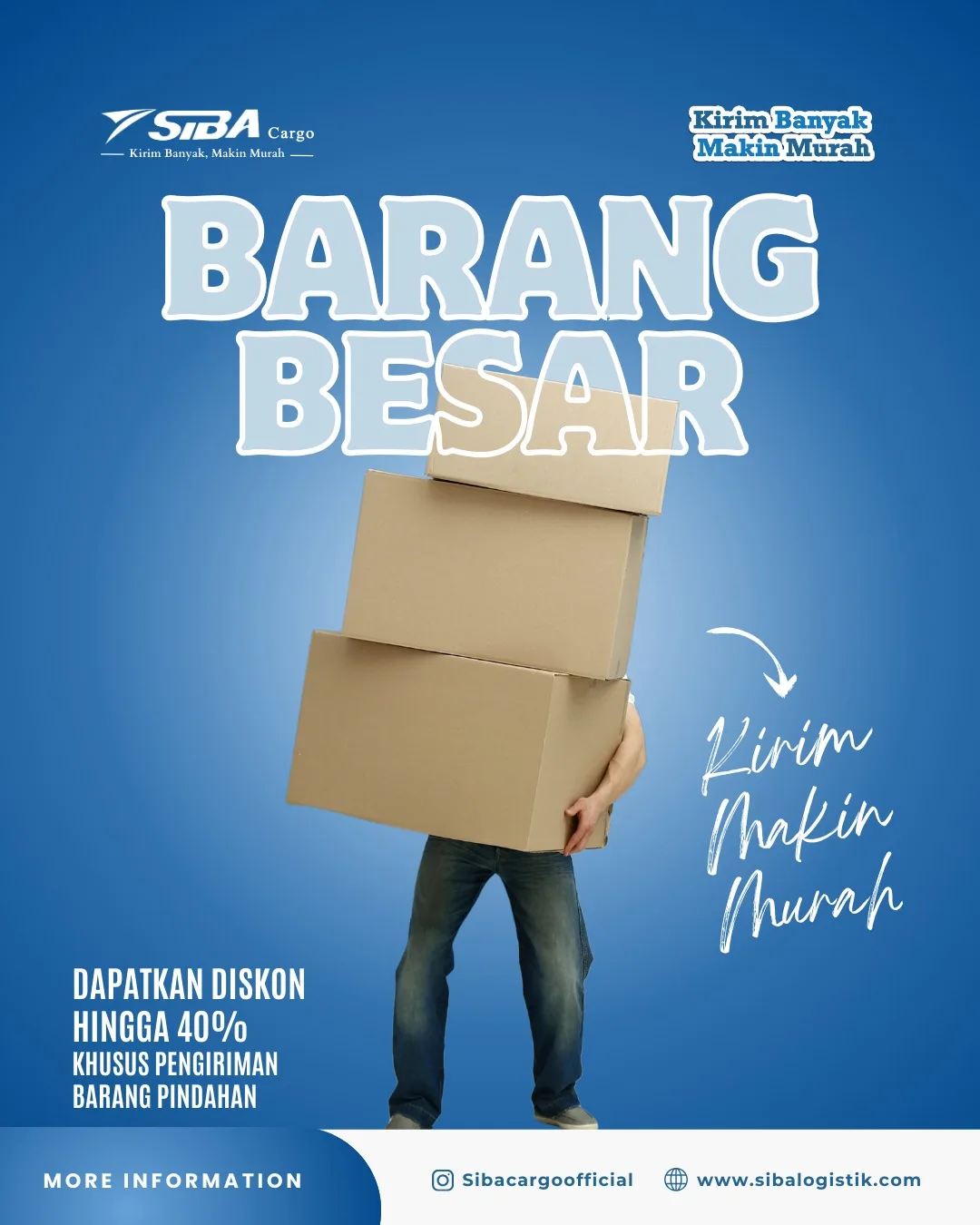 Barang Makin Besar Kirim Makin Murah