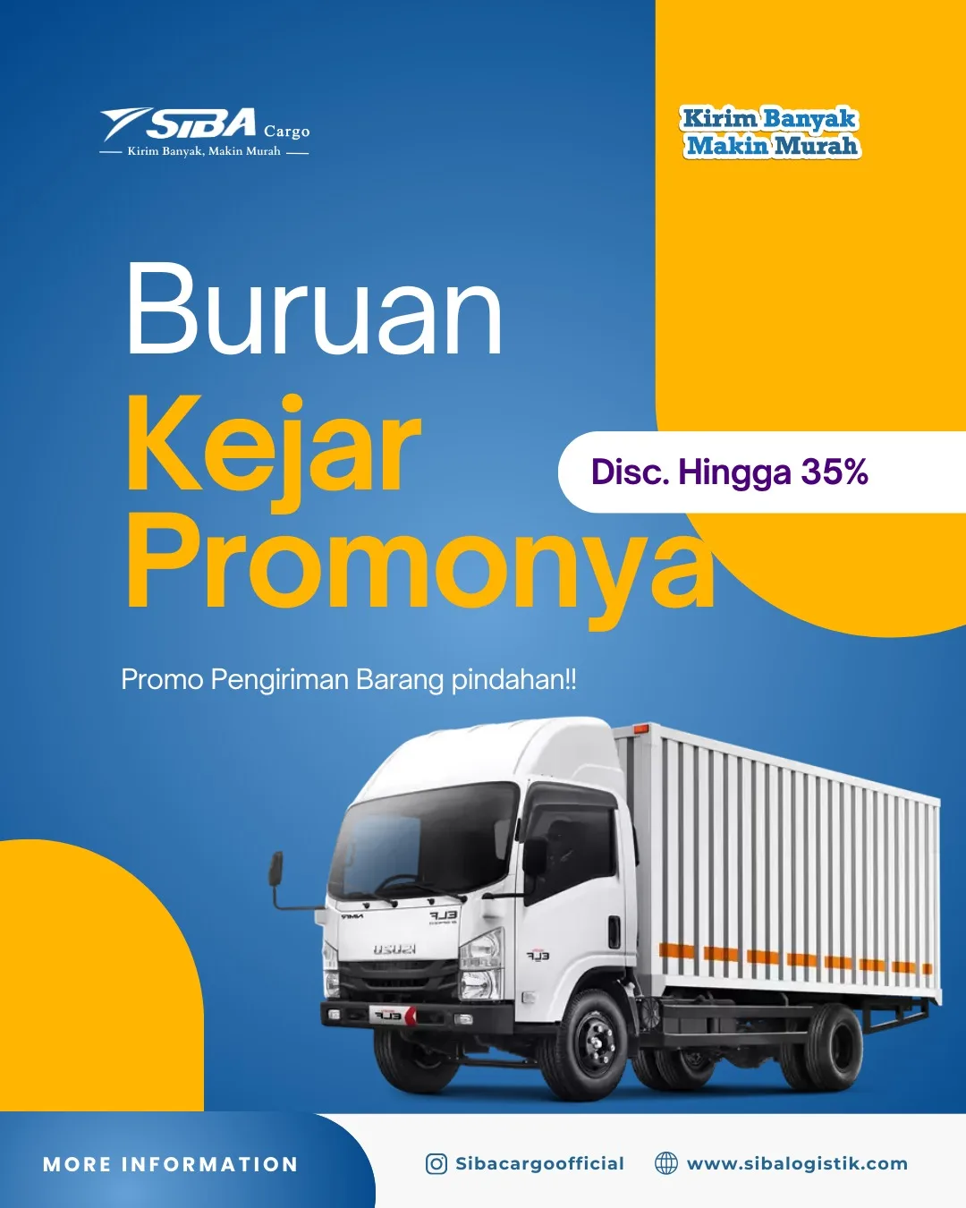 Diskon Pengiriman Barang Pindahan 35%