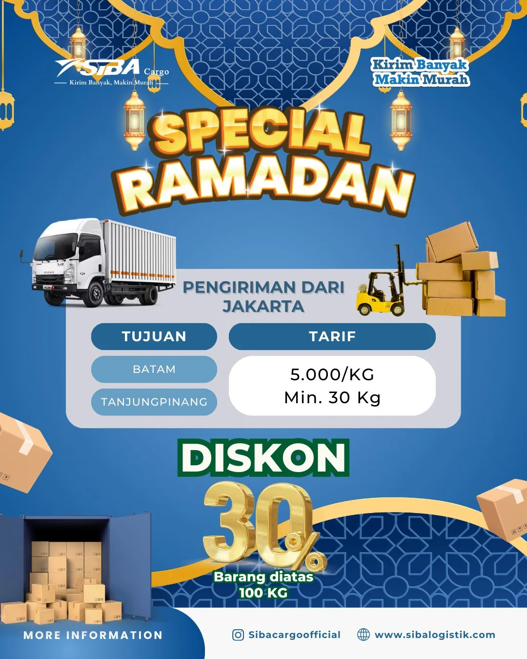 Diskon Pengiriman dari Jakarta Special Ramadhan