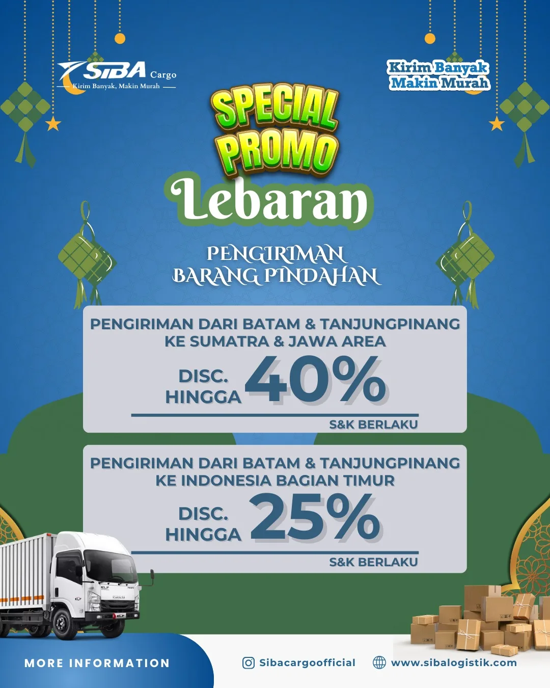Promo Lebaran Pengiriman Barang Pindahan