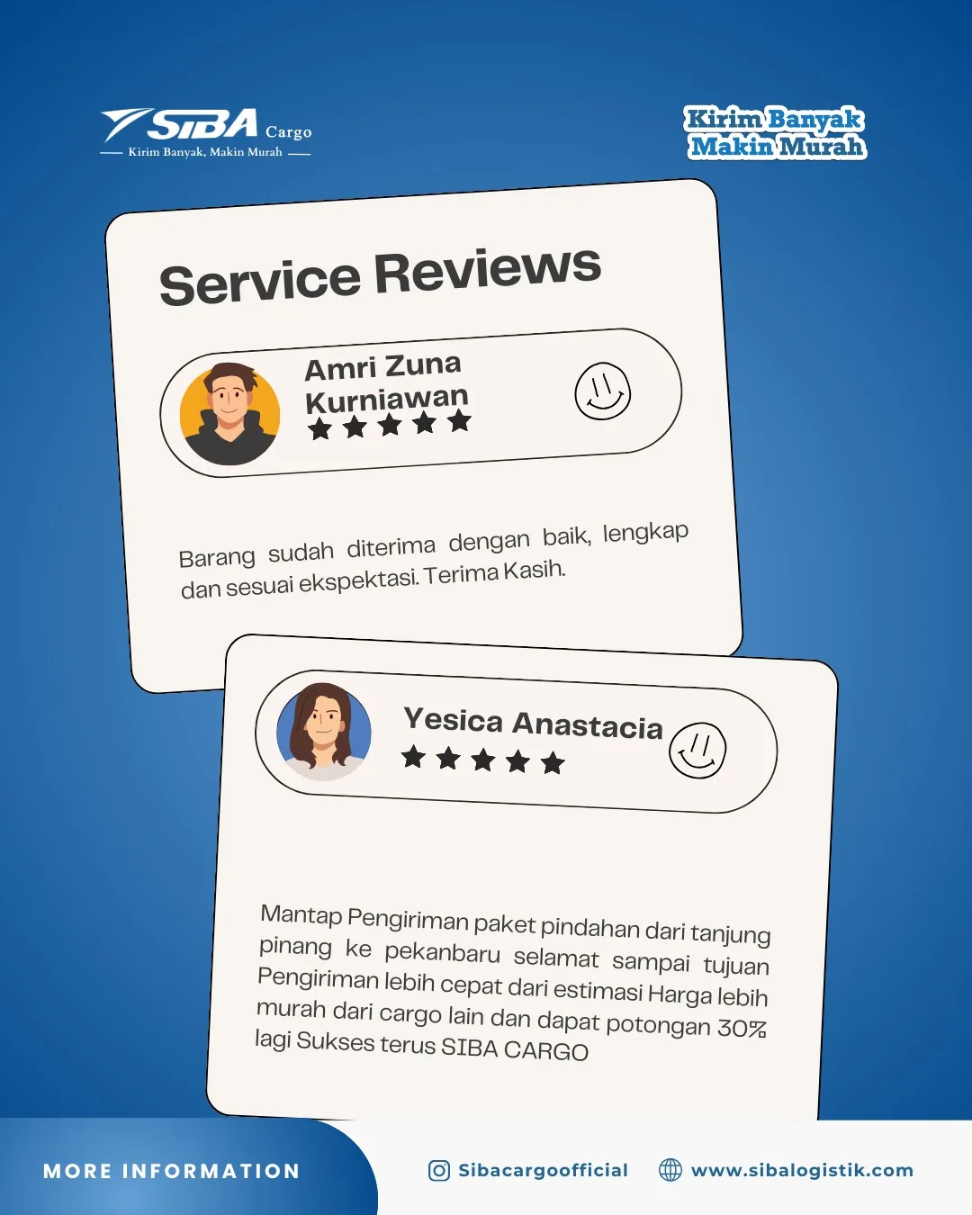 Diskon dari Sibacargo untuk Pengiriman Anda