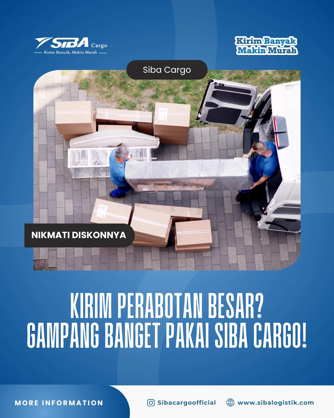 Kirim Perabotan Besar? Gampang Banget Pakai SIBA Cargo!