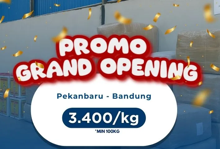 Ekspedisi Cargo Pekanbaru Riau ke Bandung Murah 3.400/kg
