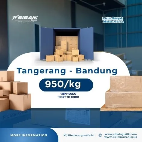 Ekspedisi Cargo Tangerang ke Bandung Murah 950kg