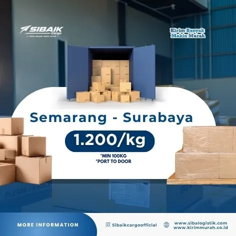 Ekspedisi Pengiriman Cargo Semarang ke Surabaya Murah