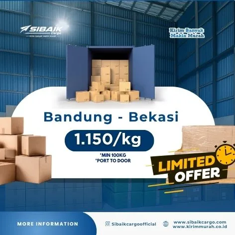 Ekspedisi Pengiriman Cargo Bandung ke Bekasi